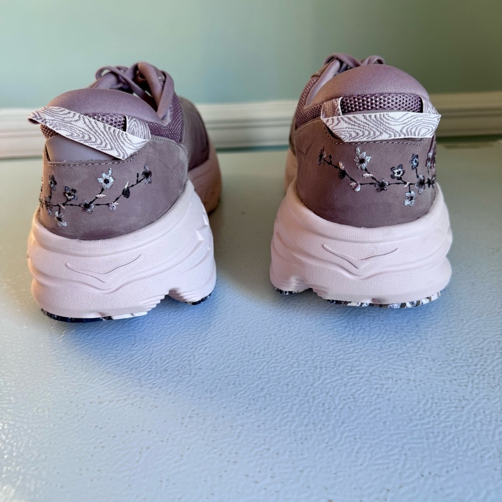 Hoka One One Bondi L BP x Anthropologie Vibrant Bloom Women’s 15 Running - Picture 6 of 9